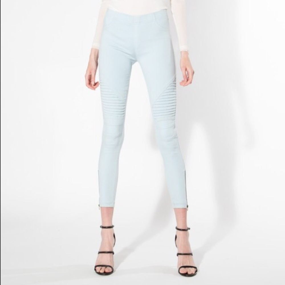 Moto pants - Baby Blue